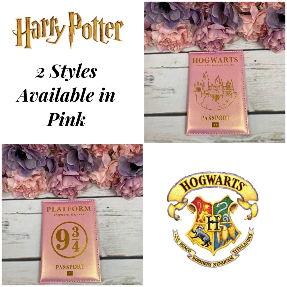 Harry Potter 9 and 3/4 Platform Pink Passport Cover - Picture 7 of 8